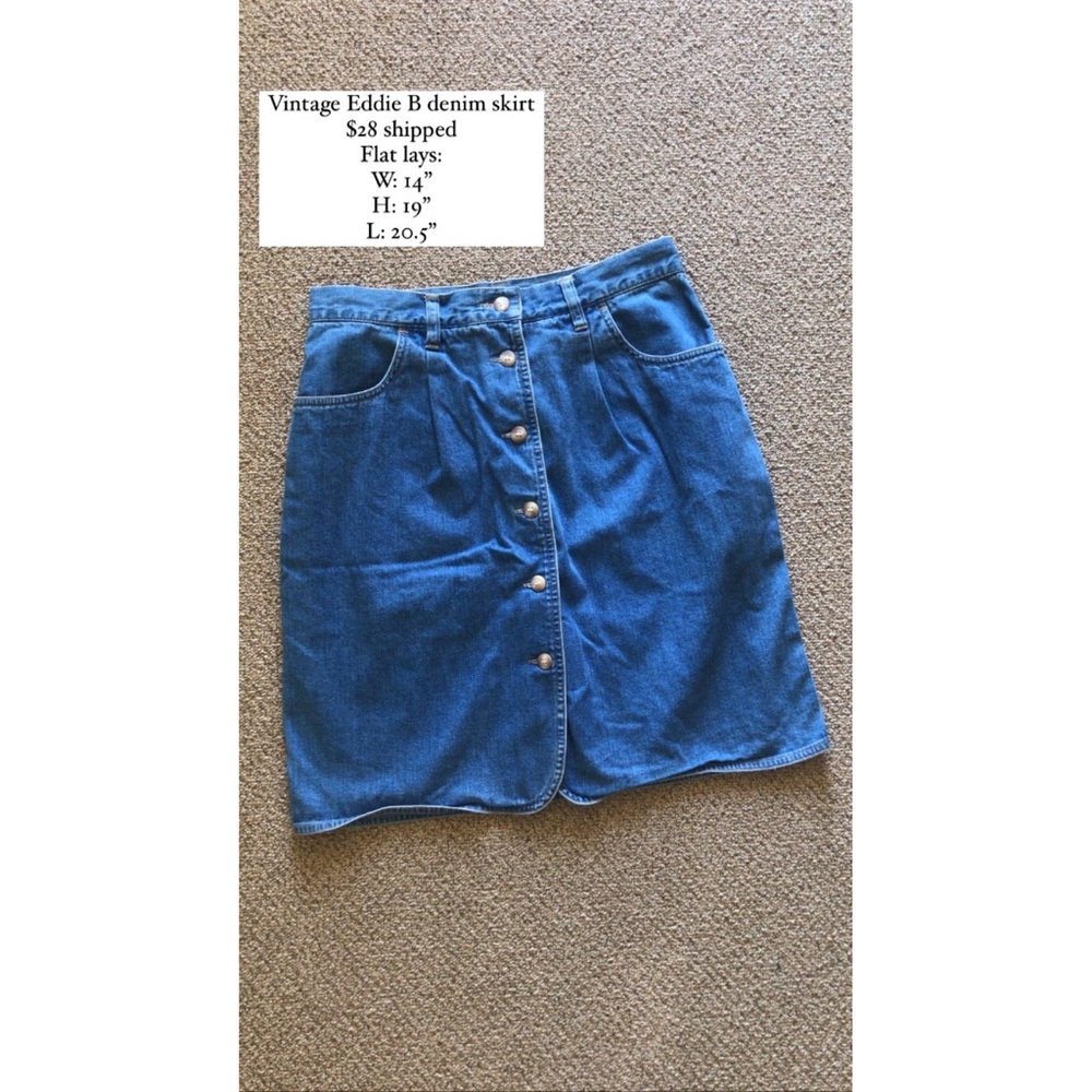 VINTAGE EDDIE BAUER denim skirt